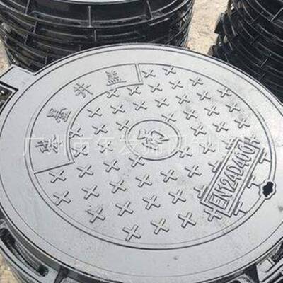 球墨铸铁下沉式水沟盖板雨水井盖圆形方形重型防盗污水铸铁井盖.