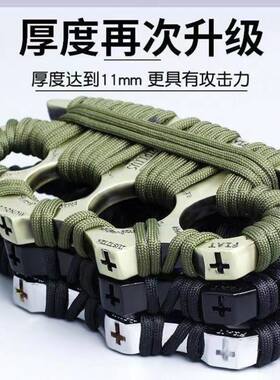 指虎拳套指环锌合金戒指手指虎合法拳刺手刺武器铁拳头虎齿指环套