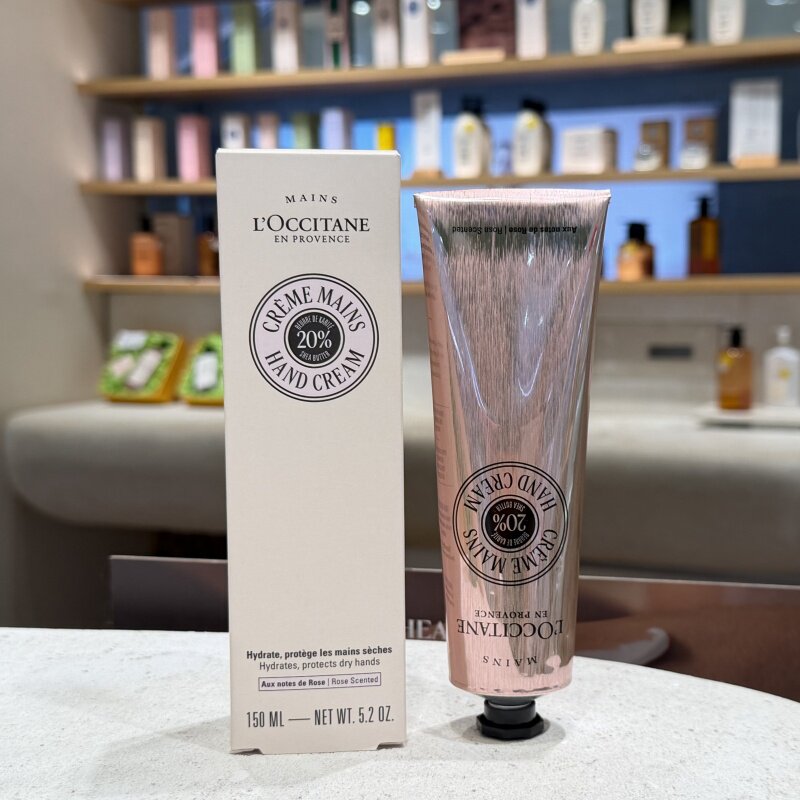 新包装  国内专柜正品 欧舒丹乳木果玫瑰香护手霜150ml 留香保湿