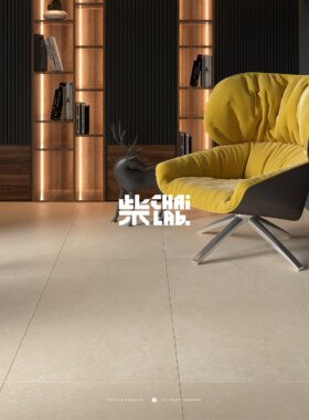 小火柴素色仿古石材纹暖灰白瓷砖客厅卫生间地砖1200