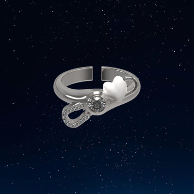 VSCH幸运指环回形针戒指