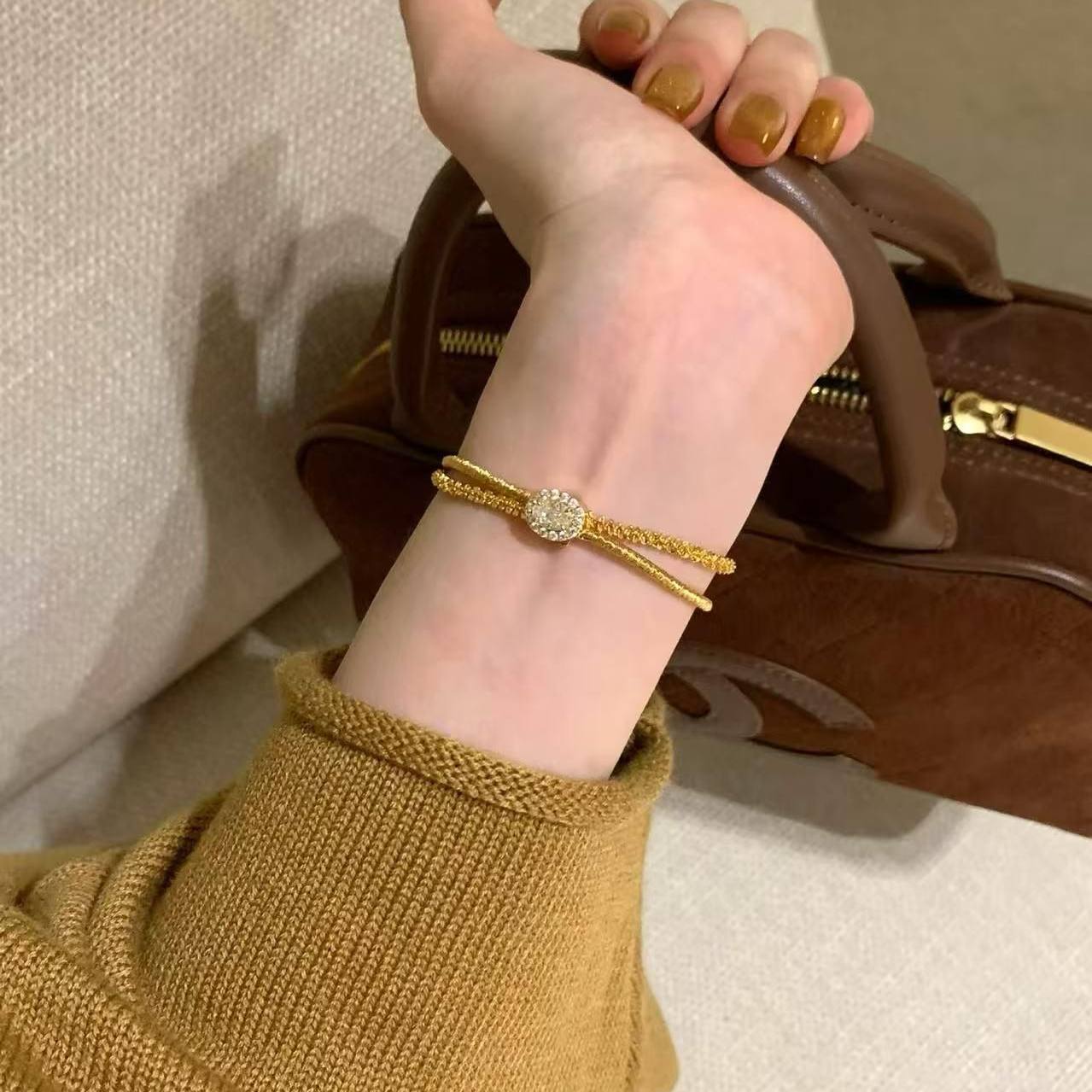 VSCH -鎏金钻心手链