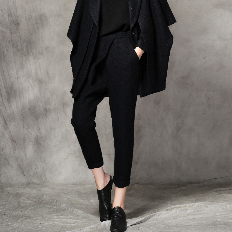 独立设计秋冬厚毛呢8-9分