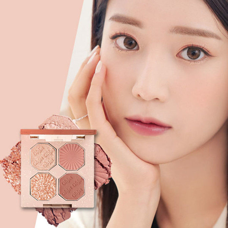 韩国ETUDE爱丽小屋Mini Objet迷你珠光哑光钻石宝石眼部立体自然