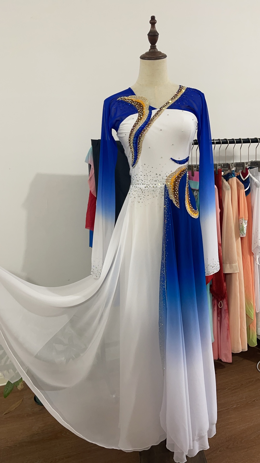 桃李杯古典舞蹈服锦瑟剧目同款演出服定制飘逸练功艺考服表演服