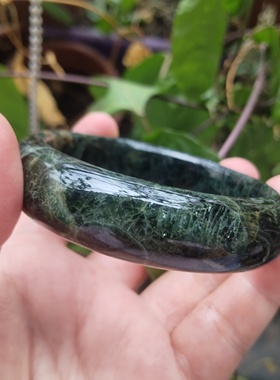 绿色透辉石手镯手链手串新款女款