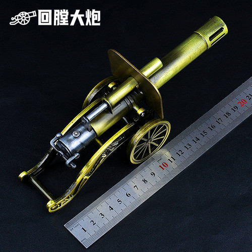 金属大炮合金拆装模型摆件可放炮