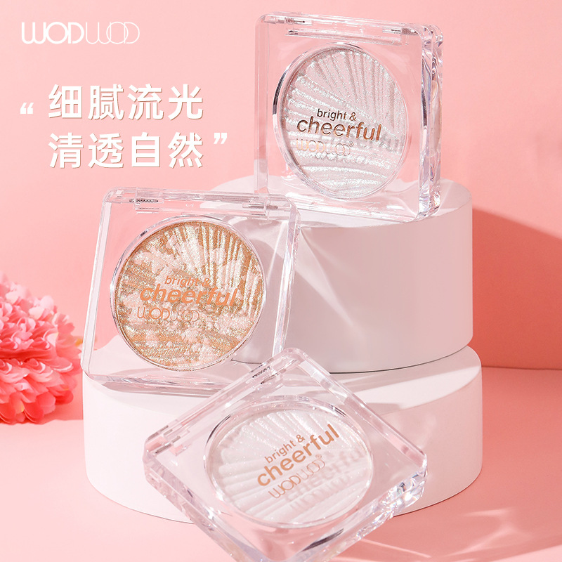 WODWOD璀璨银河烘焙高光粉饼脸部提亮闪粉遮瑕修饰轮廓提亮肤色