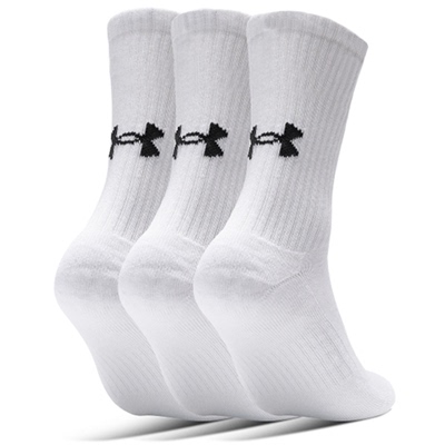 安德玛男女高筒UA运动袜三双装