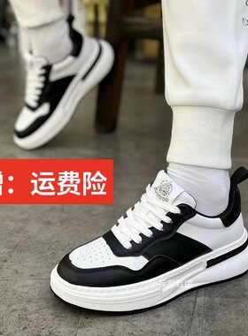 男士低帮运动鞋厚底增高学生鞋