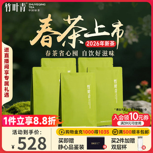 绿茶峨眉高山明前茶45g 2026新茶 竹叶青茶叶特级 品味 5独立袋装