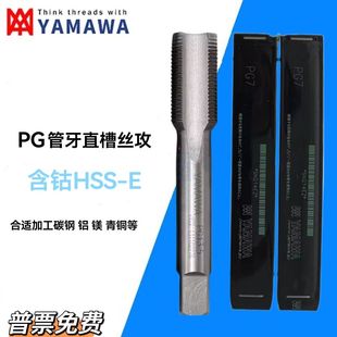 E德标螺纹丝攻80度管牙直槽丝锥PG7 PG9 PG11 进口HSS 13.5