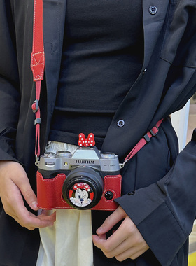 适用富士xt50保护套XE5相机包XT5底座xm5XS20壳X100VI配件xt30III