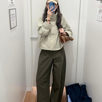 优优女装防风立领茄克宽