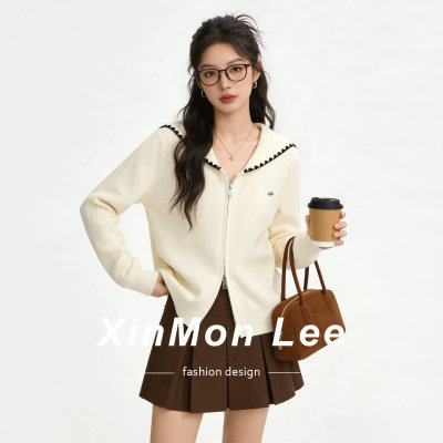 简约韩系温柔风针织开衫