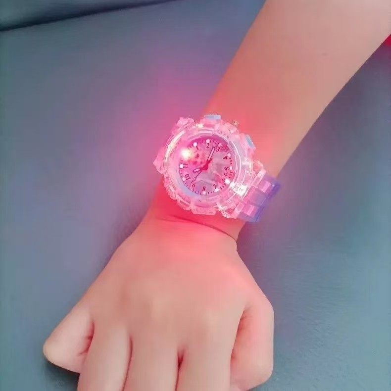 公主儿童手表电子发光卡通幼儿园3-8岁女童冰雪奇缘女孩玩具