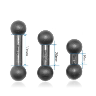 16mm球头延长杆记录仪支架延长杆 仪导无线导航仪后视镜记录仪1cm
