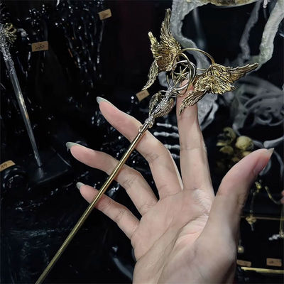 《魔卡少女樱》百变小樱星镇六翼库洛牌魔法权杖发簪手作动漫周边