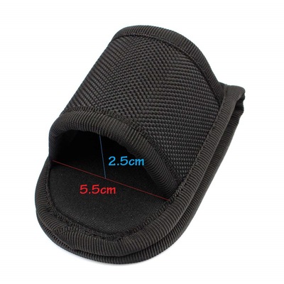 1680D尼龙户外登山骑行穿皮带强光手电筒快拔收纳套腰包随身挂包