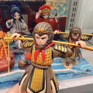 正版大话西游大圣娶亲盲盒至尊宝紫霞仙子孙悟空潮玩手办摆件礼物