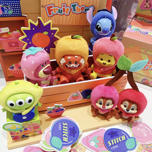 现货包邮迪士尼水果头套盲盒公仔