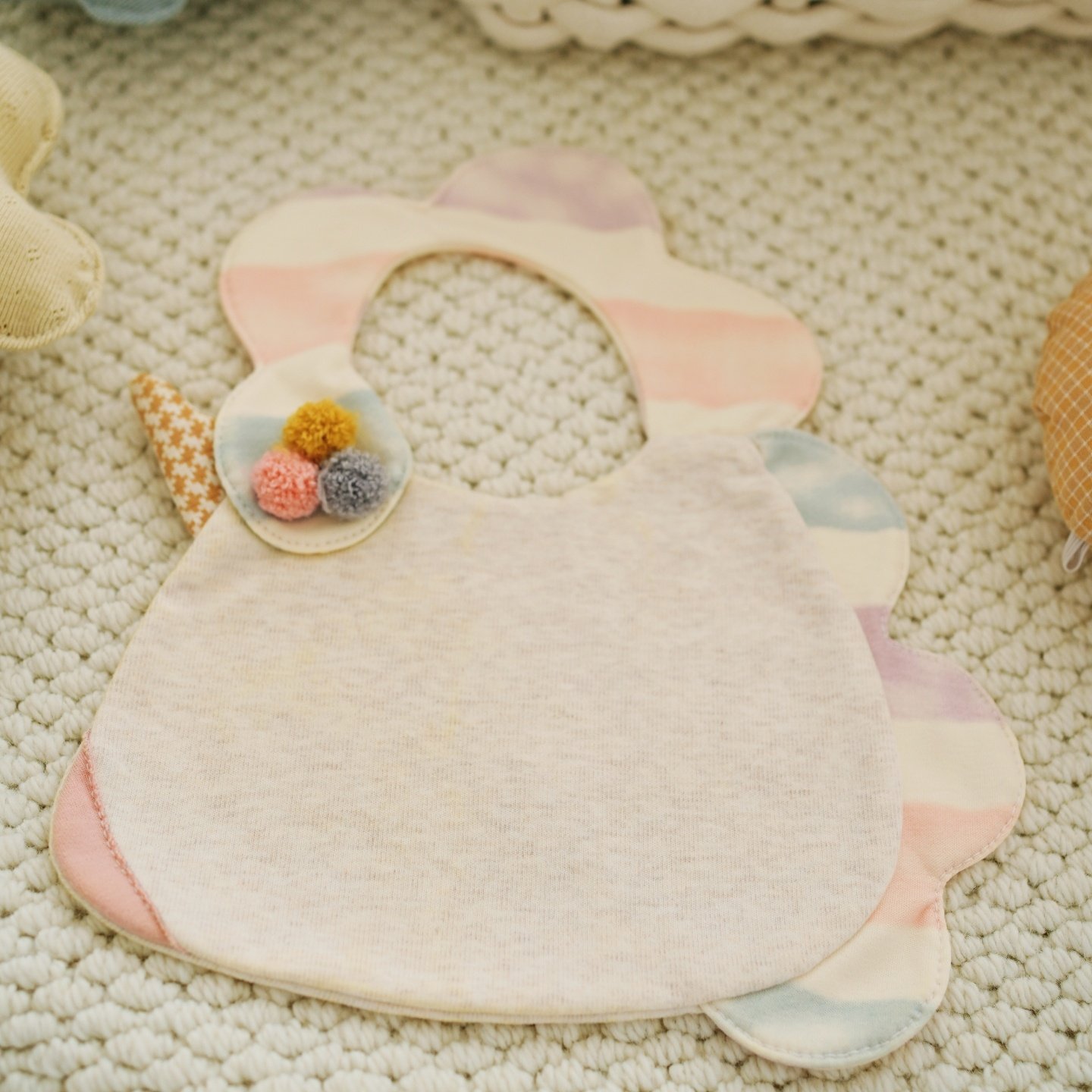 马年新生婴儿小围嘴宝宝口水巾diy材料包孕期解闷手工防吐奶围兜,婴童用品,小围嘴,淘宝优惠券,粉丝福利购,淘宝优惠卷