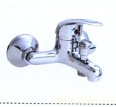 单把三联 龙头 三孔水龙头3182 入墙式 铜冷热沐浴花洒水龙头