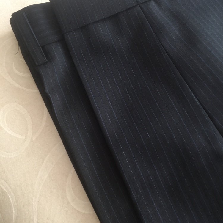 尼克大叔九分羊毛西裤男春夏新款修身深蓝色卷边休闲裤大小码定制,男装,西裤,淘宝优惠券,粉丝福利购,淘宝优惠卷