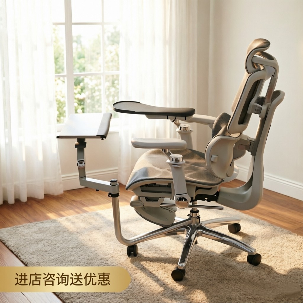 OK托人体工学多功能笔记本支架升降键盘鼠标办公游戏神器电脑椅躺