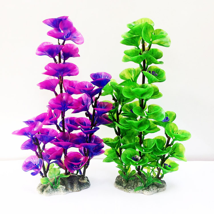 鱼缸造景仿真水草水族箱装饰柔软塑料假花草鱼缸水草植物摆件包邮