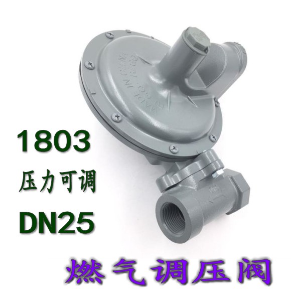 1803燃气调压器液化气天然气二级阀中压转低压减压阀管道阀门DN25图片