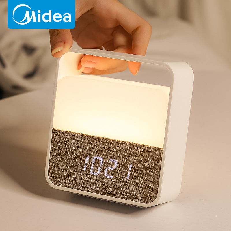 美的智能数字简约小闹钟学生用儿童床头电子表闹铃静音可充电时钟|ruв категории начало ежедневно, часы, будильник/проекция часы - от Buy2taobao.com для оказания профессиональной услуги покупки агента Taobao