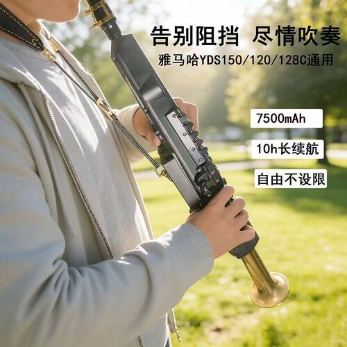 新款雅马哈电池YDS120/128C/150电吹管嵌入式锂电池电萨克斯配件