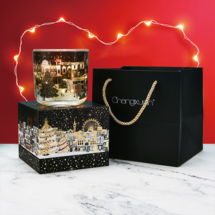 礼盒装玛莎同款夜光杯情人系列光感蜡烛小众轻奢伴手礼香薰蜡烛