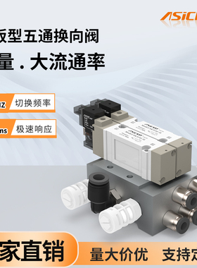 ISO气动换向电磁阀AK SY5140 5240 5340 5440 4 6 5LZD同SMC