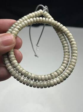 孤品星月菩提药片珠3x7通体留白正月高密高抛一物一图单一链接
