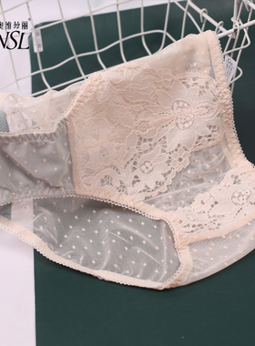 奥维丝丽2209K蕾丝中腰三角舒适透气性感诱惑女士内裤女配2209