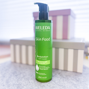 Weleda维蕾德skin 焕亮250ml德国天然有机 food滋养身体乳密集保湿