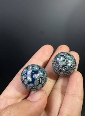 大漆珠20mm螺钿散珠厂家批发文玩手串单珠佛珠DIY多宝手串配饰