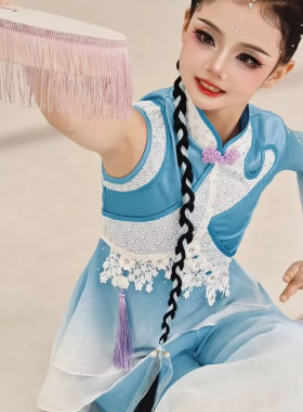 澜水见月圆服胶州秧歌古典舞服装