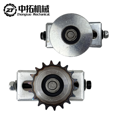 自卸车自动篷布涨紧轮渣土车电动篷布链条钢丝涨紧轮货车环保配件