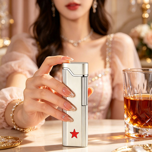 送女生充气气体打火机女士专用女款可爱网红爆款小火机高颜值创意