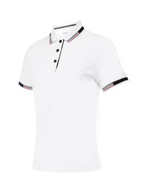 Lining/李宁正品夏款女子运动纯色排汗翻领POLO衫半袖T恤APLS144