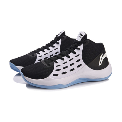 李宁篮球鞋男音速6团队版减震耐磨防滑透气男子中帮运动鞋ABPN009