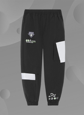 Lining/李宁正品春熙新款那大童休闲先运动宽松长卫裤YYKS003