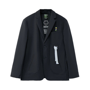 外套AFDR771 男女同款 正品 李宁X联名Muppets科米特系列新款