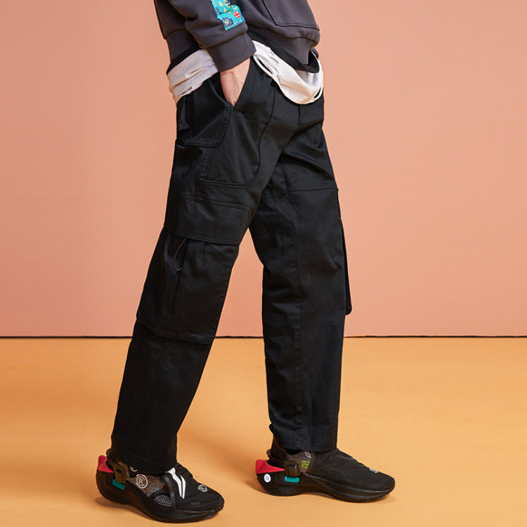 中国李宁正品运动潮BADFIVE篮球系列男子平口宽松休闲长裤AKXQ527,运动服/休闲服装,运动长裤,淘宝优惠券,粉丝福利购,淘宝优惠卷