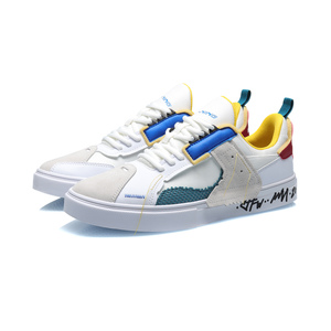 李宁正品CF休闲板鞋男子秋季新款构序经典百搭低帮运动鞋AGCQ309