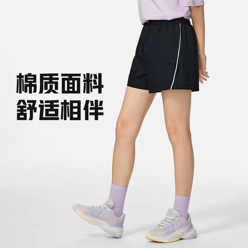 Lining/李宁正品女子时尚潮流宽松透气舒适休闲运动短裤AKSS590