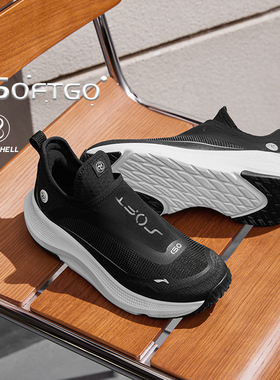 李宁正品2024新款SOFT GO女子反光透气防滑时尚休闲运动鞋AGLU106